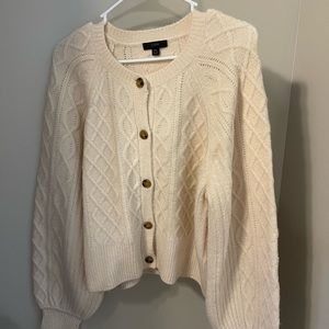 J.Crew cropped cardigan sweater